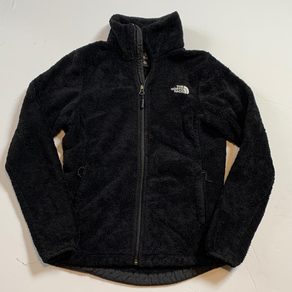 The North Face Black fleece, warm, zip sweat sweatshirt